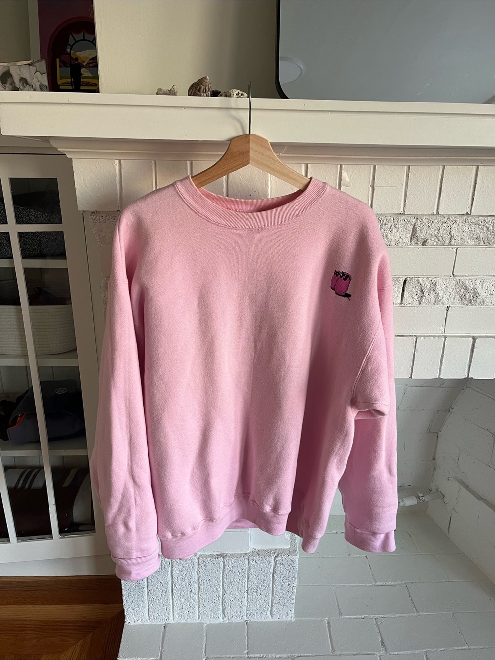 Vintage Pink Crewneck Sweatshirt Idaho Potatoes